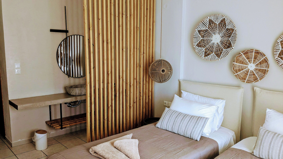 Bedroom 3, Villa Karina - Near Achladies Beach, Thessaly