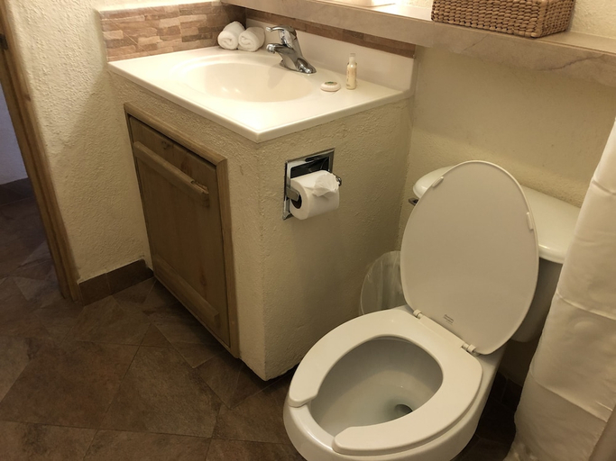 Bathroom 4, Cabo Vista Hotel, La Paz