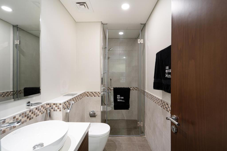 Bathroom, Brand New 1BR- Business Bay - Burj Khalifa View, Dubai