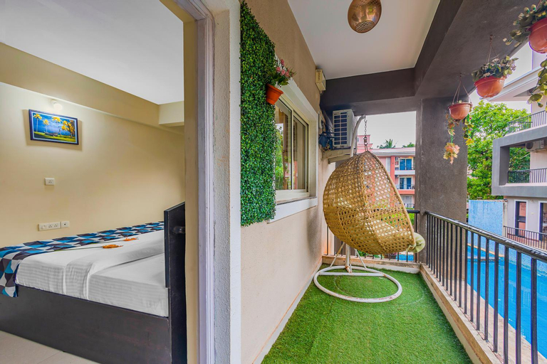 Bedroom, 4bhk Stunning Apartment with Pool 2bhkX2, North Goa