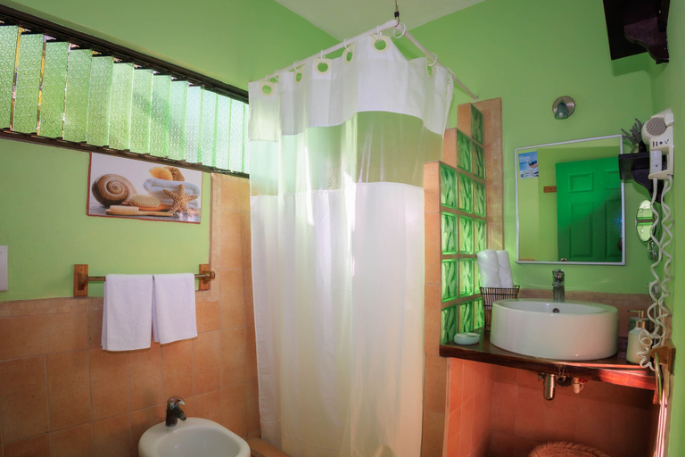 Bathroom 4, Hotel La Casa de las Flores Cahuita, Talamanca