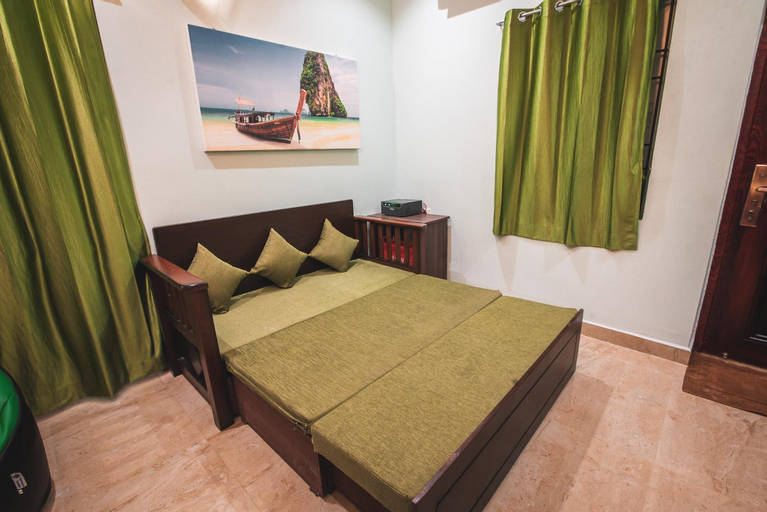 Bedroom 2, Cheerful 2-bedroom near Auro Beach, Viluppuram