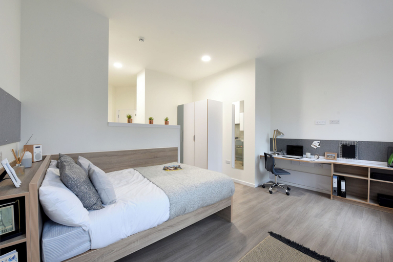 Bedroom 2, For Students Only Bright Ensuite at St Mungo's in Glasgow, Glasgow