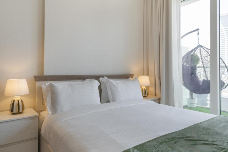 Bedroom 2, Brand New 1BR- Business Bay - Burj Khalifa View, Dubai