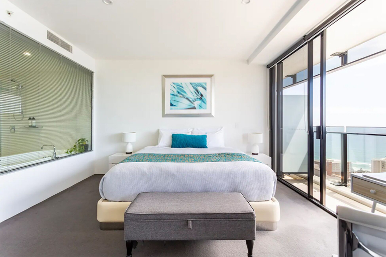 Bedroom 3, Sealuxe Suites - Central Surfers Paradise, Gold Coast