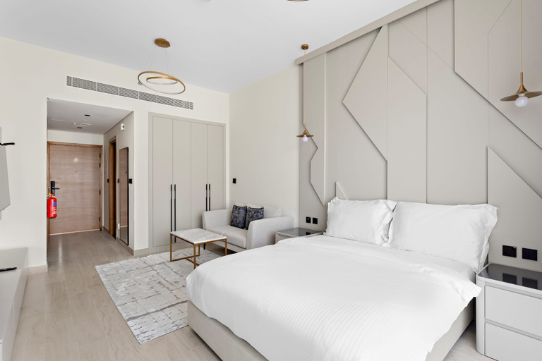 Bedroom 5, New Studio in Arjan With Pool Game Room and Cinema, Dubai