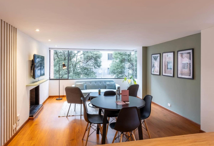 Room 3, w Homey 2BR in Cabrera, Santafé de Bogotá