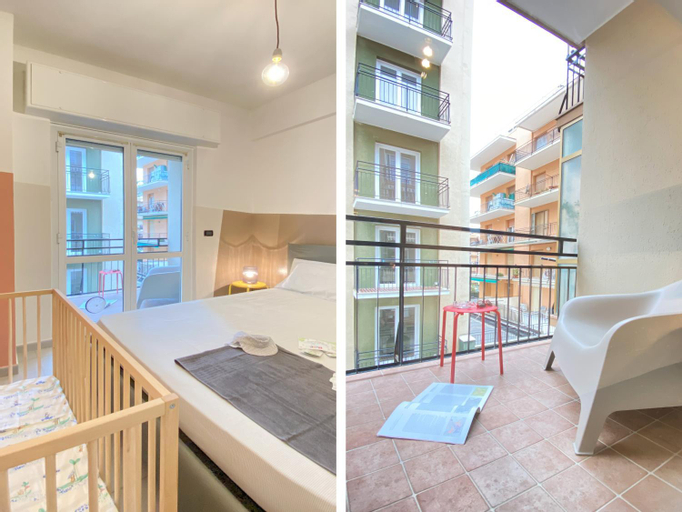 Bedroom 2, Babyaccommodation Family Experience IV, Savona