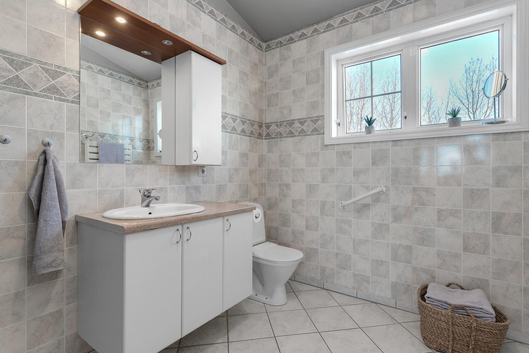 Bathroom 2, Iceland Inn Lodge, entire place with hot tub., Skeiðahreppur
