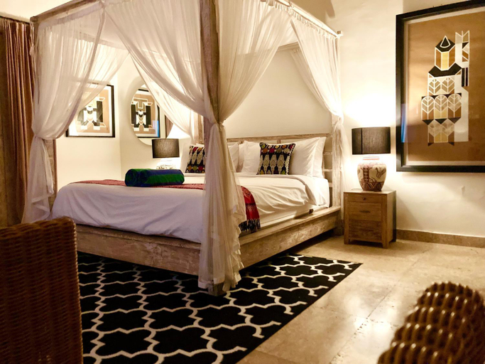 Bedroom 3, Modern , art-design 3 BR villa & pool in Seminak, Badung