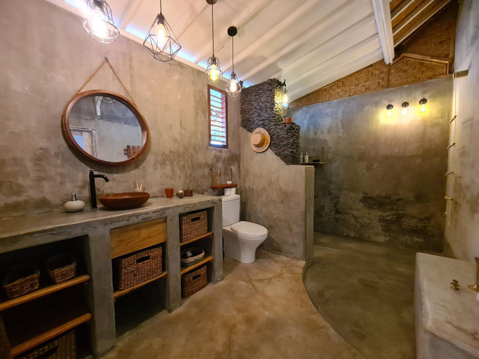 Bathroom 4, THE BEACH SHACK - Gili Air, Lombok