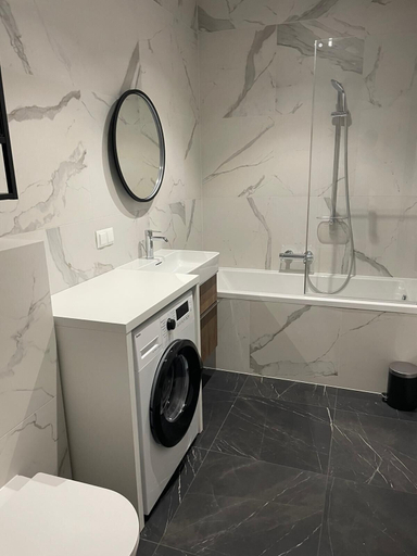 Bathroom, Scala Superior by Grand Apartments, Gdańsk City