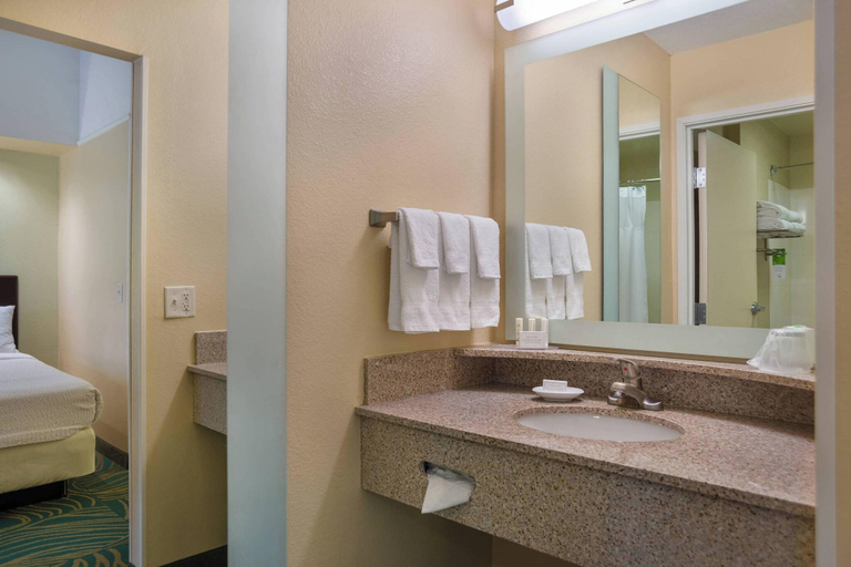 Bathroom, SpringHill Suites by Marriott St. Petersburg Clearwater, Pinellas