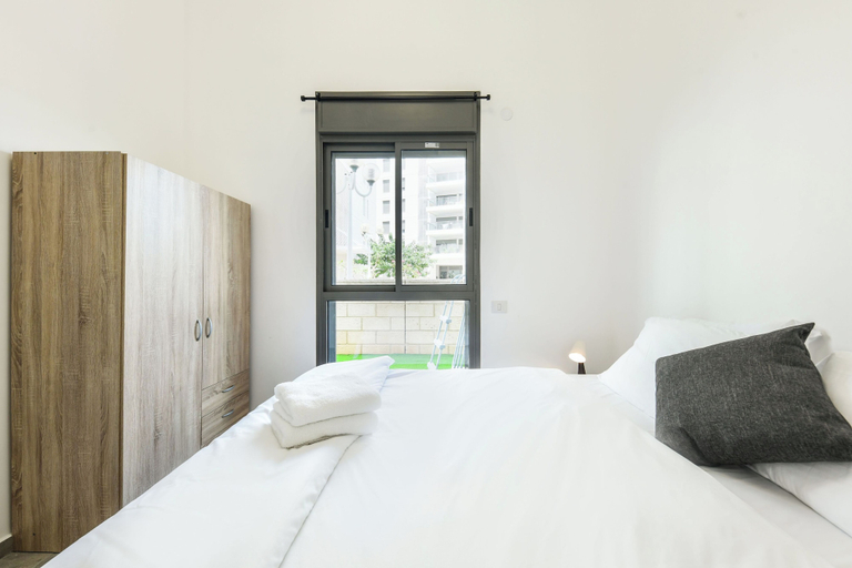 Bedroom 2, Achziv Beach Getaway with Balcony by Sea N Rent