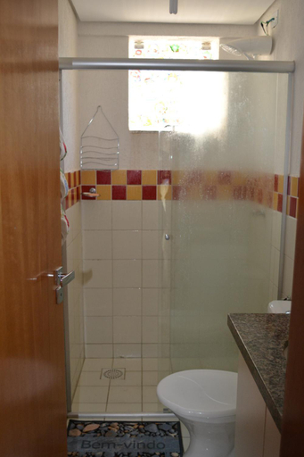 Bathroom, Cezar's Park Flat, Caldas Novas