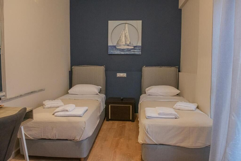 Bedroom 2, Urban Oasis Stylish Apt in Piraeus Centr, Attica