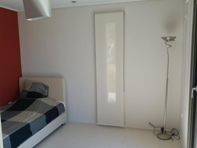Bedroom 3, 260sqm villa in Loutraki with a sea view, Peloponnese