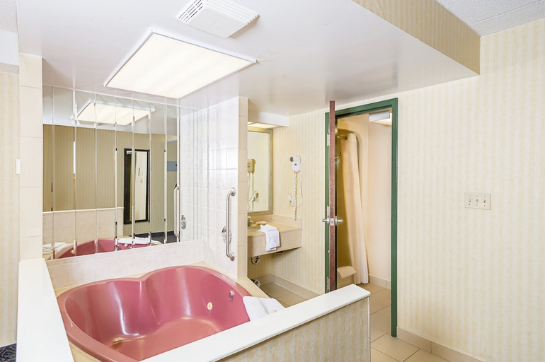 Bathroom 3, RAMADA BY WYNDHAM NIAGARA FALLS BY THE RIVER, Niagara