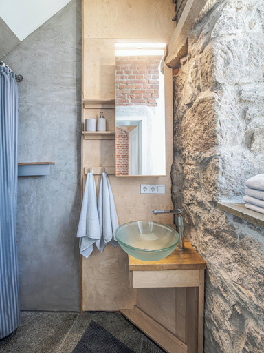 Bathroom 3, HexenburgbeiDresden Stylishes Designerappartement mit Schlafsofa, Terrasse - Nähe Sächsische Schweiz, Bautzen