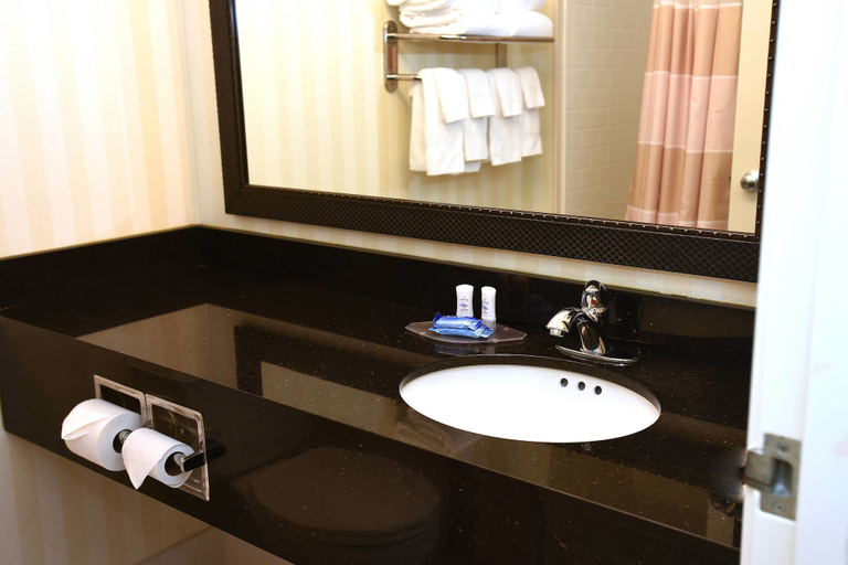 Bathroom 4, AmericInn by Wyndham Topeka, Shawnee