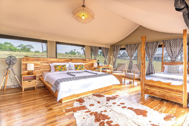 Bedroom 3, Malaika Mara River Luxury Camp, Serengeti