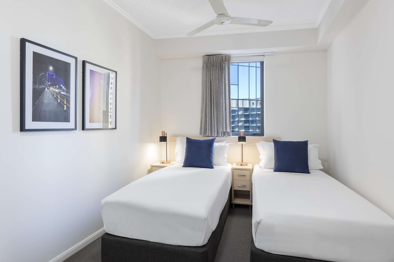 Bedroom 3, Oaks Brisbane on Margaret Suites, Brisbane