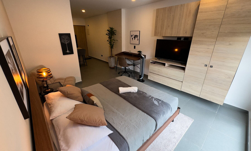 Bedroom 4, Loft moderno cerca del Tesoro by Hoost 603B, Medellín