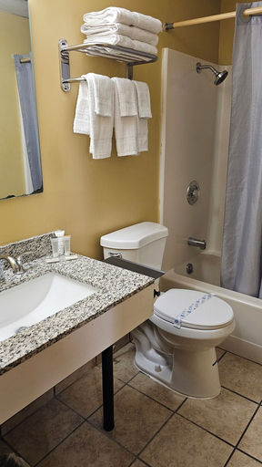 Bathroom 4, Budgetel Inn and Suites, Bourbon