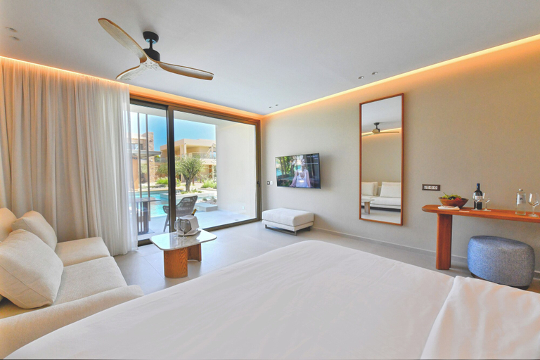 Bedroom 3, Royal Pearl Island Chios Hotel & Spa, North Aegean
