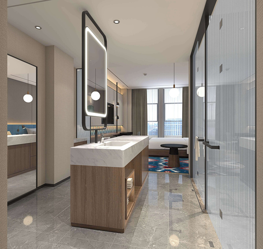 Bathroom, Hilton Garden Inn Ili Yining, Ili Kazakh