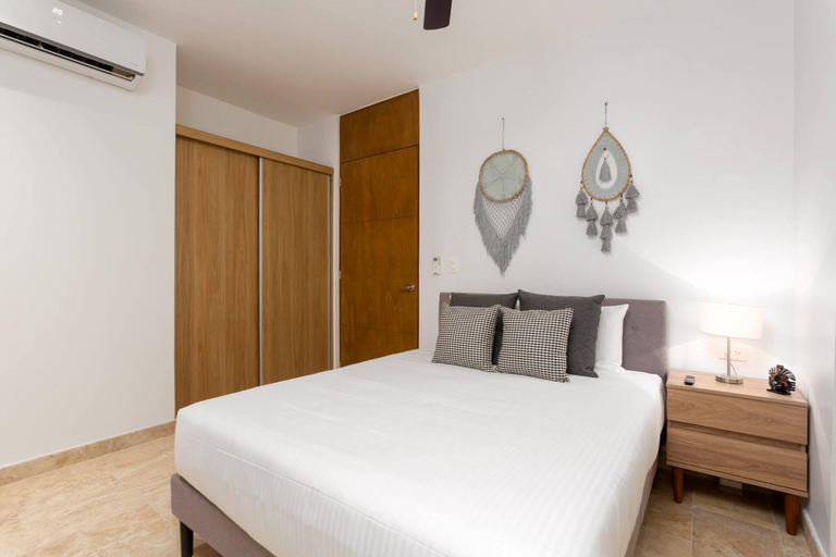 Bedroom 3, New Condo In Nice Vacation Complex - 5 People, Cozumel