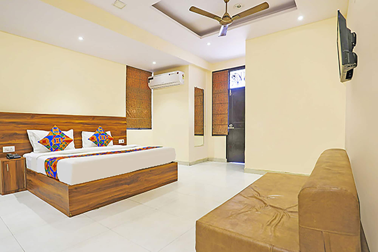 Bedroom 2, FabHotel The Happiness, Kanpur Nagar