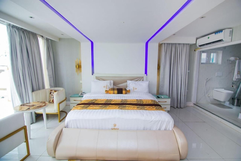 Bedroom 2, Blue Island Hotel And Suites, Enugu North