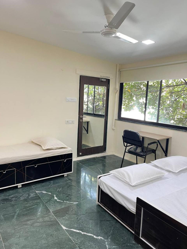 Bedroom 1, JOY HOSTEL - Digital Nomads Hostel & PG - Koregaon Park, Pune