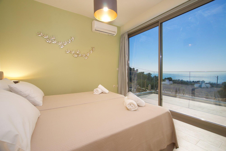 Bedroom 4, Villa Lassi Fos Large Private Pool Walk to Beach Sea Views A C Wifi - 3056, Ionian Islands