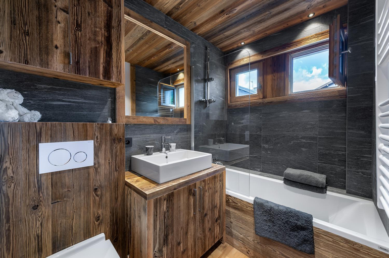 Bathroom 2, MEGEVE Jaillet 3 chambres 6 personnes, Haute-Savoie