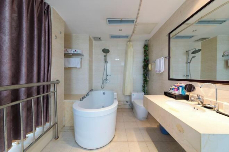 Bathroom 3, Media Hot Spring Hotel, Bazhong