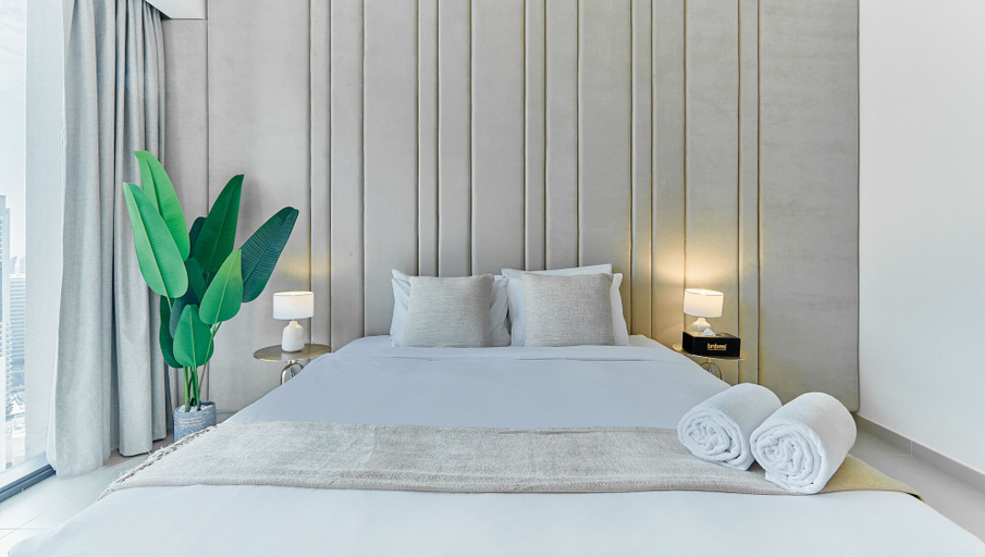 Bedroom, bnbme | Act One Act Two | 2 BDR, Dubai