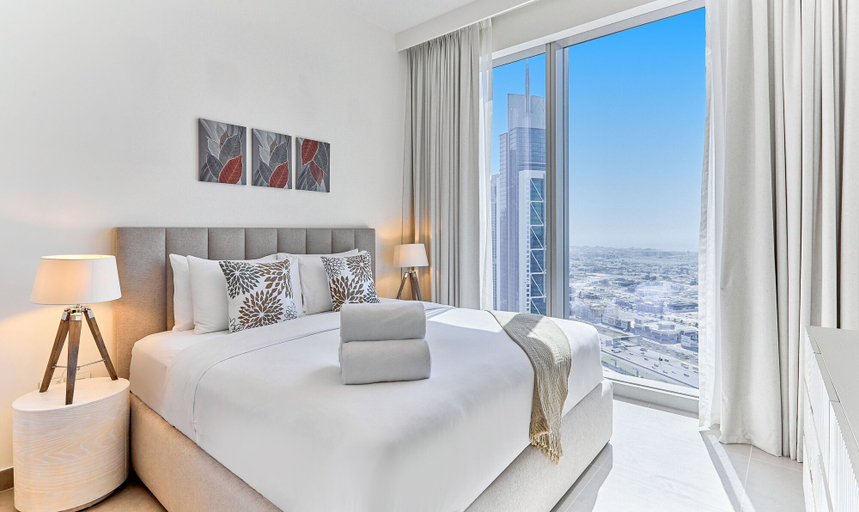 Bedroom 3, bnbme | Forte | 2 BDR, Dubai