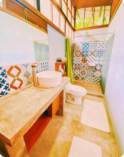 Bathroom, Kinkajoungalows, Osa
