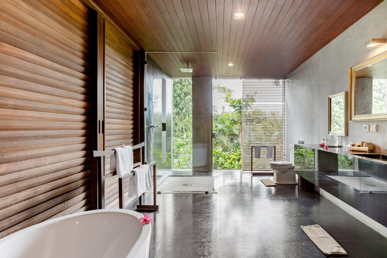 Bedroom 3, Wahyu wonderful 4Bd villa with huge garden and 2 pools, Denpasar