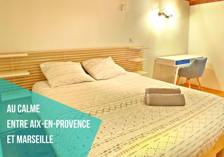 Bedroom 4, ENTRE AIX ET MARSEILLE - Petite maison a Auriol, Bouches-du-Rhône