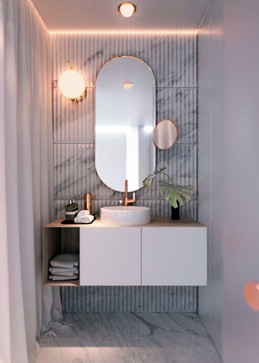 Bathroom, Gajrash Suites, Baku