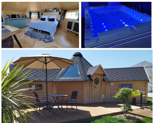 Sport & Beauty, Cottage climatise avec baignoire SPA 2 personnes, Manche