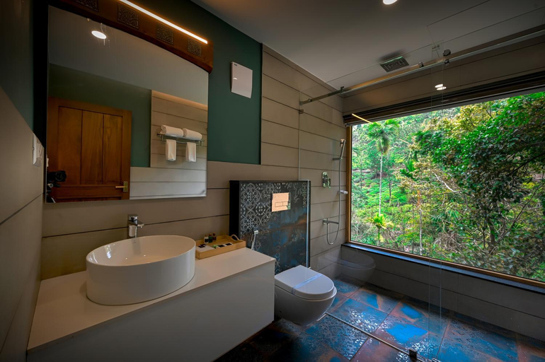 Bathroom 5, MAPLEASH RESORT, Wayanad