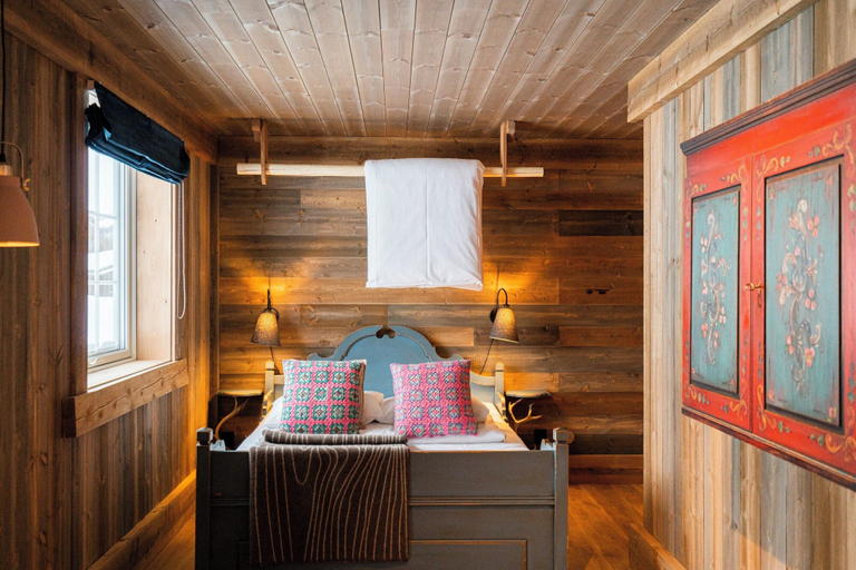 Bedroom 2, Hindsæter Hotel, Vågå