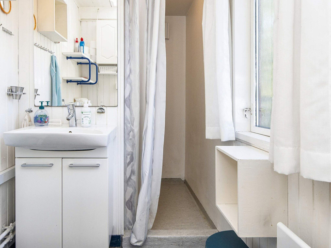 Bathroom, 6 Person Holiday Home in Glesborg, Norddjurs