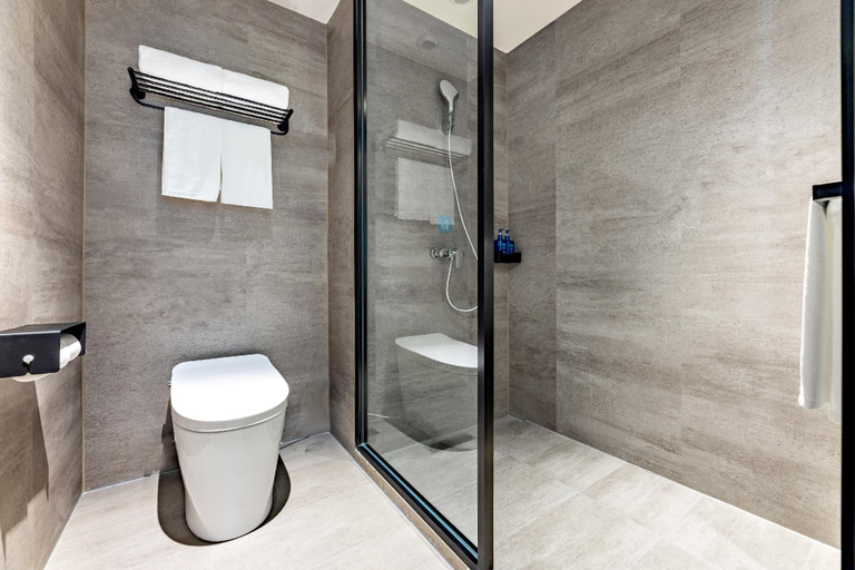 Bathroom 3, Hanting Hotel Cangzhou High-tech Zone Mingzhu Trade City, Cangzhou