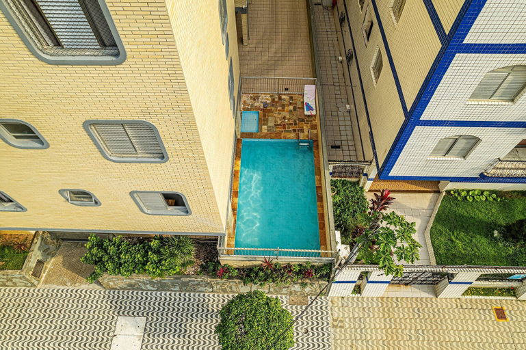 Exterior & Views 2, Charmoso Apto com piscina no Caiçara, Praia Grande