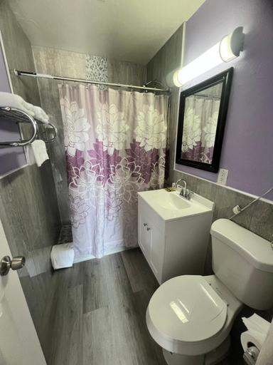 Bathroom 5, Walden Motel, Clark